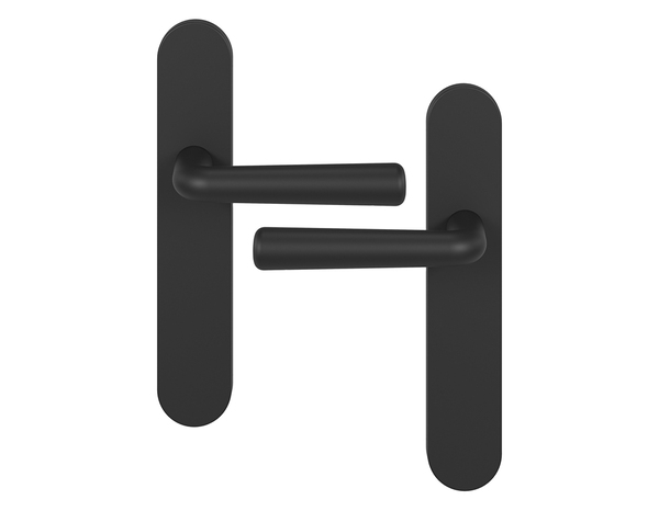 Poignée de porte "Derenic" sans trou - Noir - Entraxe adaptable 165-195 mm - Cooke and Lewis - Brico Dépôt