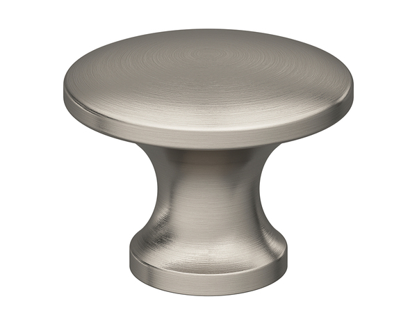 Bouton de meuble "Iza" - Effet nickel - Ø 30 mm - Brico Dépôt