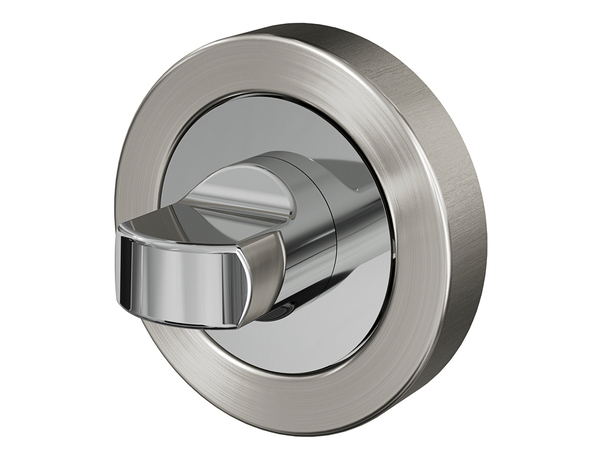 Rosace "Oric" avec serrure à condamnation - Effet chromé - Brico Dépôt