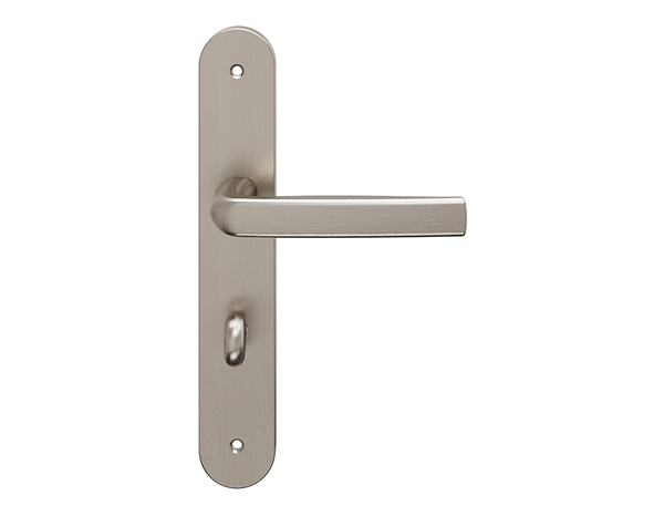 Poignée de porte "Iza" avec serrure à condamnation - Entraxe 195 mm - Brico Dépôt