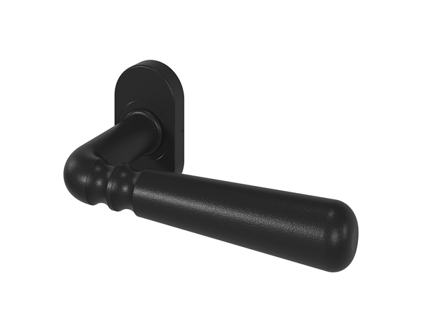 Poignée de porte sur rosace extérieure "Kerline" - Noir - Cooke and Lewis - Brico Dépôt