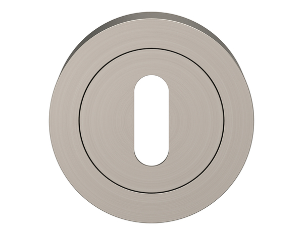 Rosace "Oric" avec trou pour clé - Effet nickel - Cooke and Lewis - Brico Dépôt