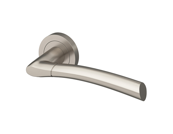 Poignée de porte sur rosace "Helmic" sans trou - Cooke and Lewis - Brico Dépôt