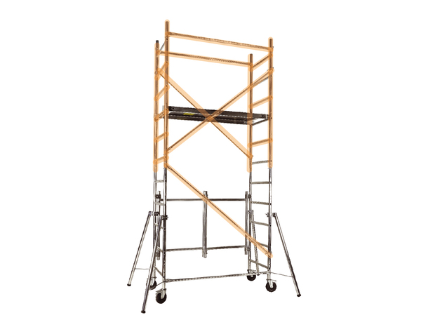 Réhausse aluminium pliant pour échafaudage H. 4m50 - Europa - Brico Dépôt