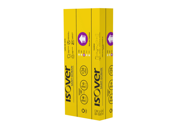 Laine de verre 100mm Mur 32 R:3,1 - 1,35m x 0,6m - 8 panneaux kraft - Isover - Brico Dépôt