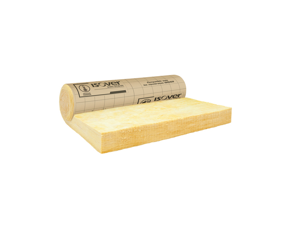 Laine de verre 120mm Mur 32 R:3,75 - 1,35m x 0,6m - 5 panneaux kraft - Isover - Brico Dépôt