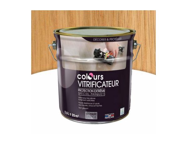 Vitrificateur protection extrême parquets - 2,5 L - Colours - Brico Dépôt