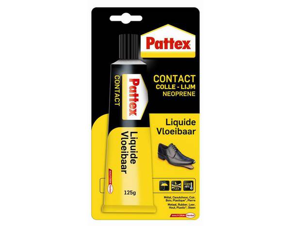 Colle contact type néoprène, formule liquide tous matériaux tube 125 g - Pattex - Brico Dépôt