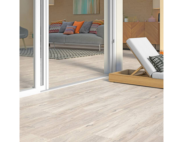 Carrelage de sol intérieur Grès cérame émaillé "Vosges" chêne - l. 30 x L. 60 cm - Brico Dépôt