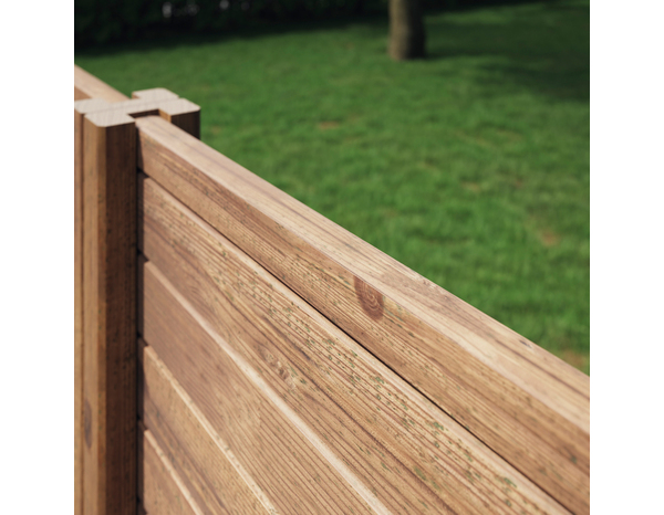 Profil de finition "skimia" - h. 34 x l. 180 x ep. 2,7 cm - adaptable avec la lame claire-voie skimia - Marque BLOOMA - Brico Dépôt