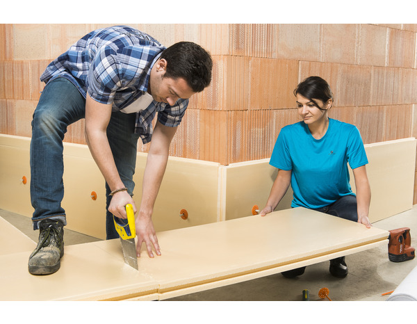 Panneau polystyrène extrudé - L. 2,50 x l. 0,60 m x Ép. 80 mm "XPS" - Brico Dépôt