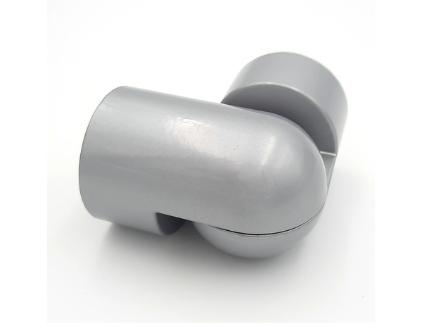 Connecteur d'angle arrondie ajustable ⌀8 cm x H. 4 cm - Brico Dépôt