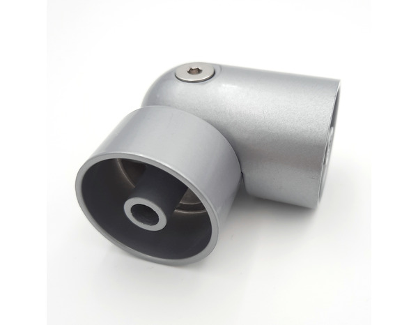 Connecteur d'angle arrondie ajustable ⌀8 cm x H. 4 cm - Brico Dépôt