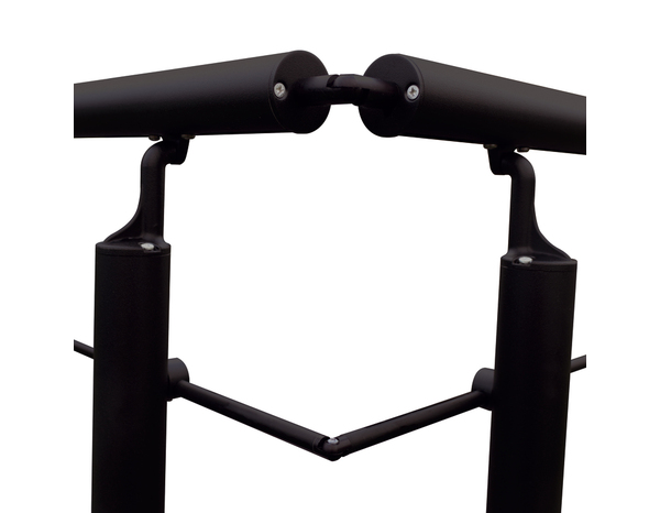 Connecteur d'angle aluminium noir pour balustrade "Jorun" - GEOM - Brico Dépôt