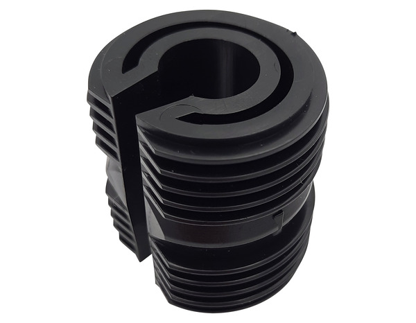 Connecteur arrondie en aluminium ⌀4 cm x H. 3,5 cm - GEOM - Brico Dépôt