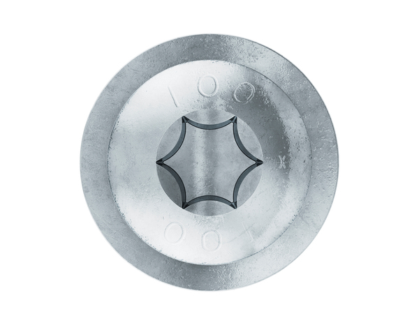 Vis charpente tête large plate Torx filetage partiel 8 x 160 mm - Brenner - Brico Dépôt