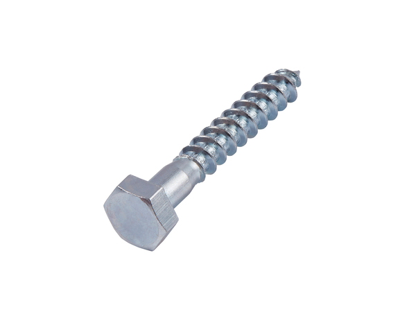 Boite de 2 kg de tirefonds tête hexagonale 6 x 40 mm acier au carbone - Brenner - Brico Dépôt