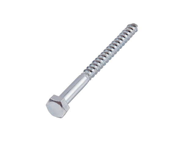 Boite de 2 kg de tirefonds tête hexagonale 10 x 120 mm acier au carbone - Brenner - Brico Dépôt