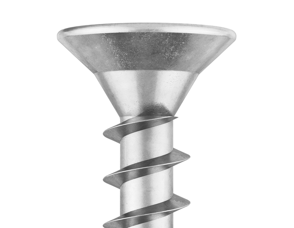 Boite de 200 vis multi-usage tête fraisée Posidriv 4 x 40 mm acier inoydable A2 - Brenner - Brico Dépôt