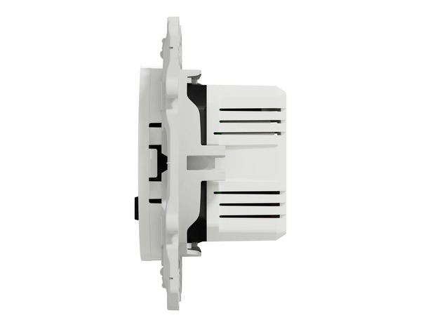 Prise chargeur double USB "Odace" blanc -  Type A+C - Brico Dépôt