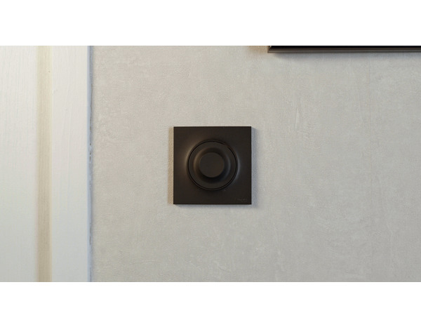 Variateur de lumière universel "Odace" anthracite - Raccordement 2 ou 3 fils - Brico Dépôt