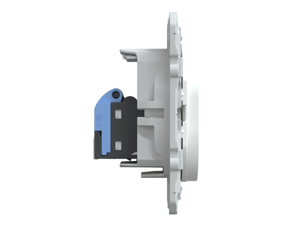 Prise Ethernet RJ45 "Ovalis" blanc - Grade 3 - Cat 6 STP - Réseaux VDI - Brico Dépôt