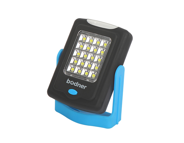 Lampe torche carré LED bleue - 220 lm - Brico Dépôt
