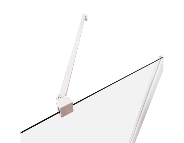 Paroi de douche latérale "Garian" l.80 cm  en verre transparent - Brico Dépôt