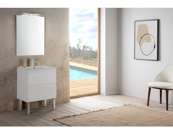 Applique Led chrome P. 11 cm x H. 5 cm x Larg. 30 cm - Brico Dépôt