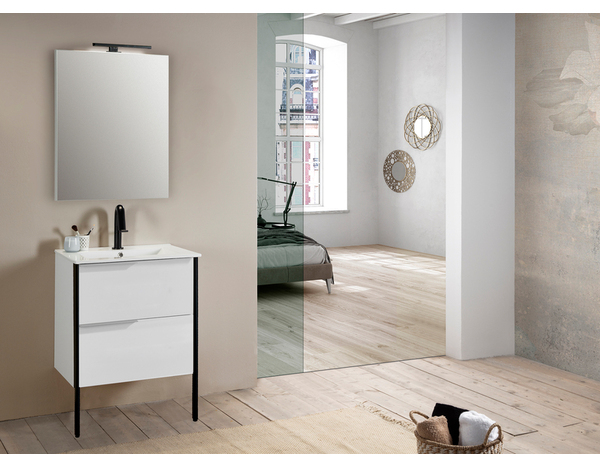 Applique Led noir P. 10,8 cm x H. 4 cm x Larg. 30 cm - Brico Dépôt