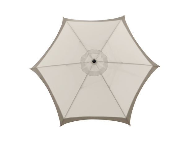 Parasol écru beige "Tilsa" - 3 m x H. 2,52 m - Blooma - Brico Dépôt
