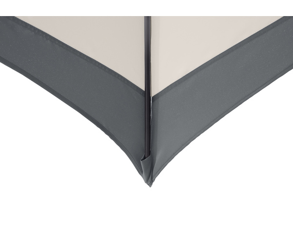 Parasol beige / gris "Tilsa" H. 3 m - Marque BLOOMA - Brico Dépôt