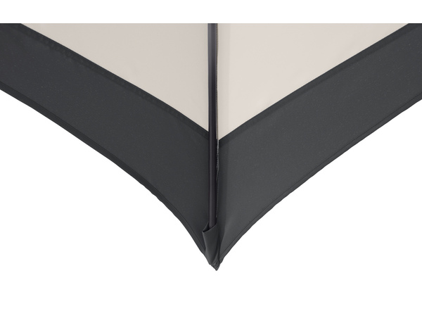Parasol écru/noir 3 m "Tilsa' - Brico Dépôt