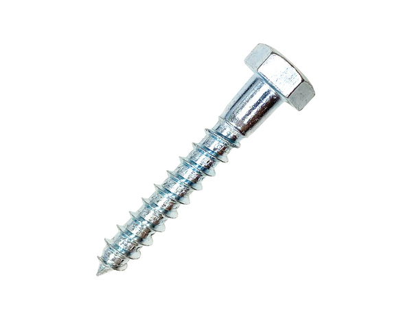 Boite de 2 kg de tirefonds tête hexagonale 8 x 80 mm acier au carbone - Brenner - Brico Dépôt