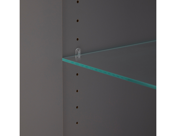 Armoire salle de bains effet noyer "Idalie" L. 60 x H. 90 x P. 36 cm - Cooke and Lewis - Brico Dépôt