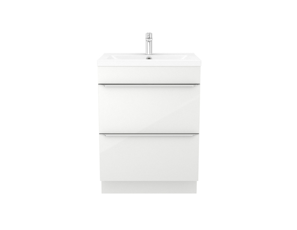 Meuble sous vasque à poser blanc Idalie L. 60 x H. 82 x P. 45 cm - Cooke and Lewis - Brico Dépôt