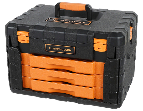 Caisse à outils équipée - 123 pièces - MAGNUSSON - Brico Dépôt