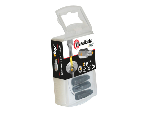 3 embouts TTAP torx revêtement zingué CR3 Ø 20-25-30 - Brico Dépôt