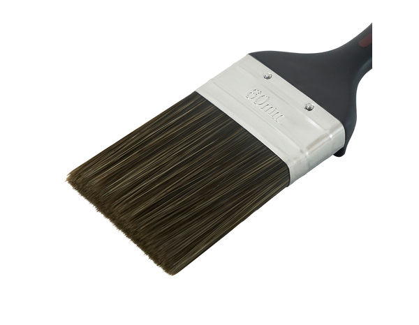 Pinceau plat bois et métal 60 mm poils durables - Brenner - Brico Dépôt