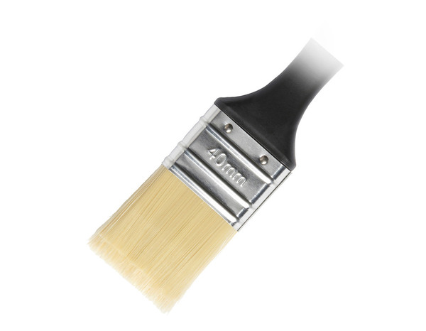 Pinceau plat 40 mm toutes peintures - Poignée confortable - Brico Dépôt
