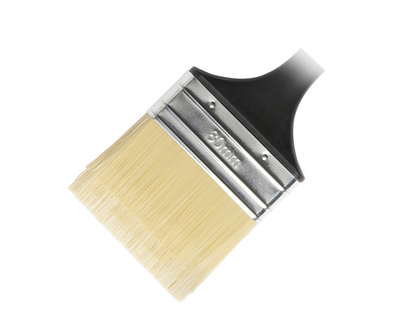 Pinceau plat 80 mm toutes peintures - Poignée confortable - Brico Dépôt