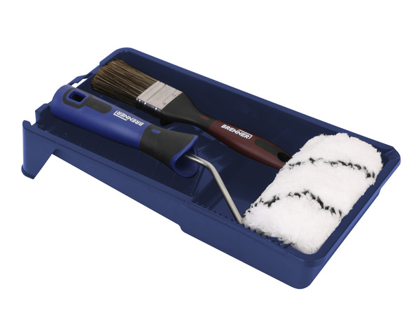 Kit peinture bois et métal poils extra longs - Brenner - Brico Dépôt