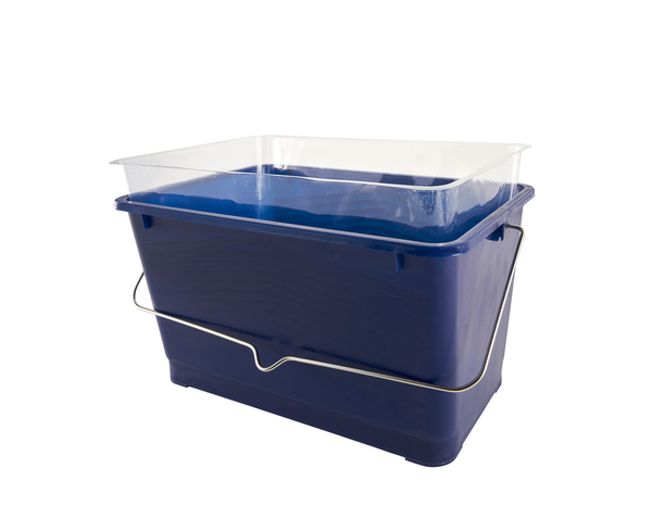 Seau à peinture 14 L en plastique bleu - Brenner - Brico Dépôt