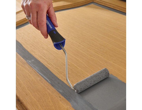 Rouleau bois et métal 100 mm avec mousse - Brenner - Brico Dépôt