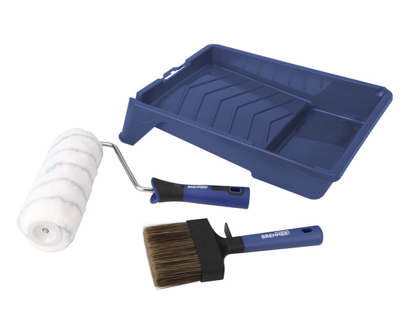 Kit de 3 pièces peinture murs et plafonds 230 mm - Brenner - Brico Dépôt