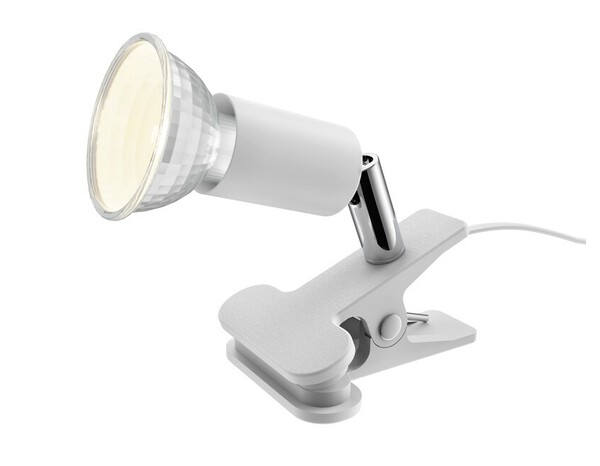 Spot 1xGU10 blanc "Opp" en métal et plastique 7 W 220 - 240V - Brico Dépôt