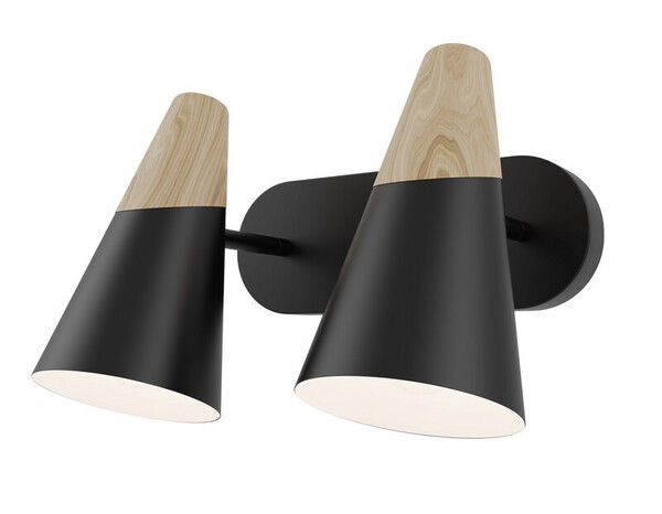 2 Spots E14 noir - "Pacome" - Cooke and Lewis - Brico Dépôt