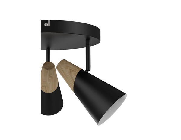 3 Spots E14 noir - "Pacome" - Cooke and Lewis - Brico Dépôt