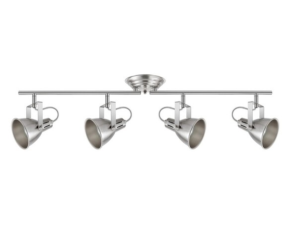 4 Spots GU10 chrome - "Pervenche" - Cooke and Lewis - Brico Dépôt