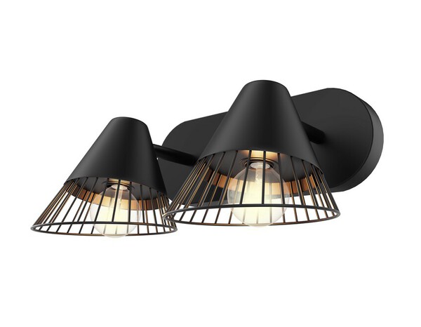 2 Spots E14 noir - "Treville" - Cooke and Lewis - Brico Dépôt